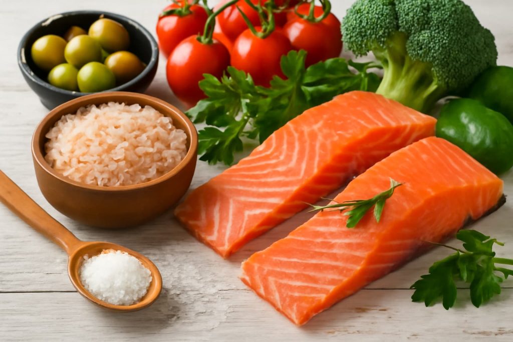 نمک طبیعی در رژیم غذایی